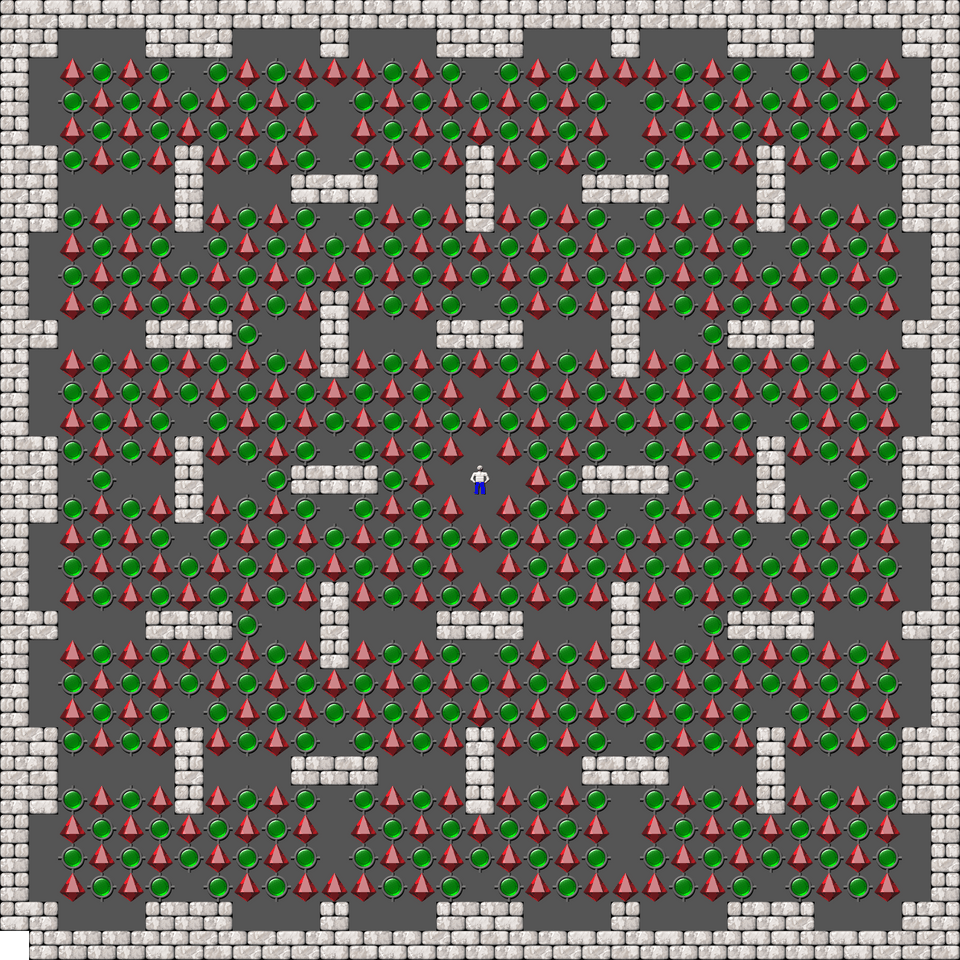 Sokoban Sasquatch 06 Arranged level 87